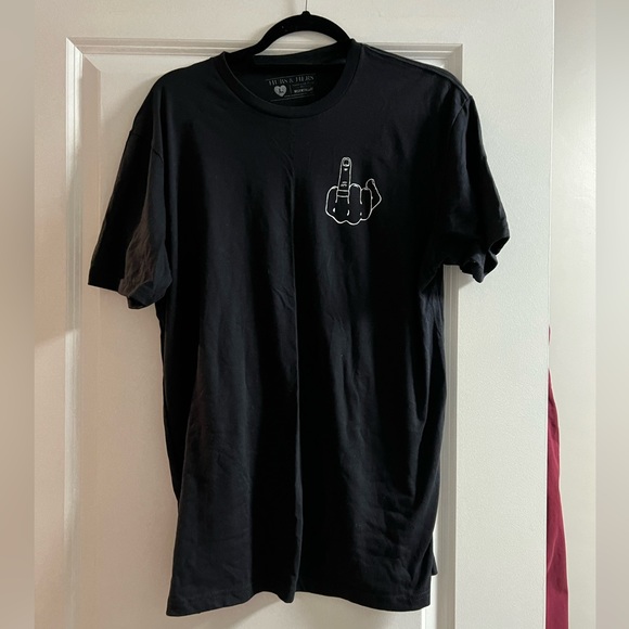 Hubs & Hers Other - Hubs & Hers “Give ‘Em the Finger” Tee - Men’s (groom)